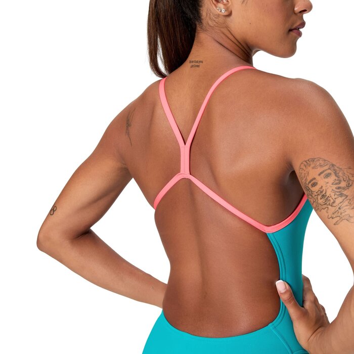 Speedo SOLID V-BACK 2.0 TUR/PIN