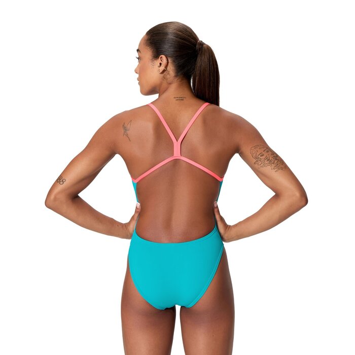 Speedo SOLID V-BACK 2.0 TUR/PIN