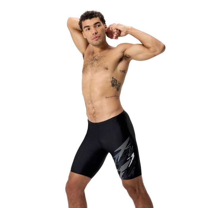 Speedo MEDLEY LOGO JAM BLA/GRE
