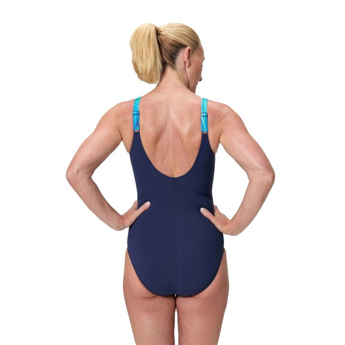Speedo PRINT LUNA LUSTRE 1P NAV/BLU