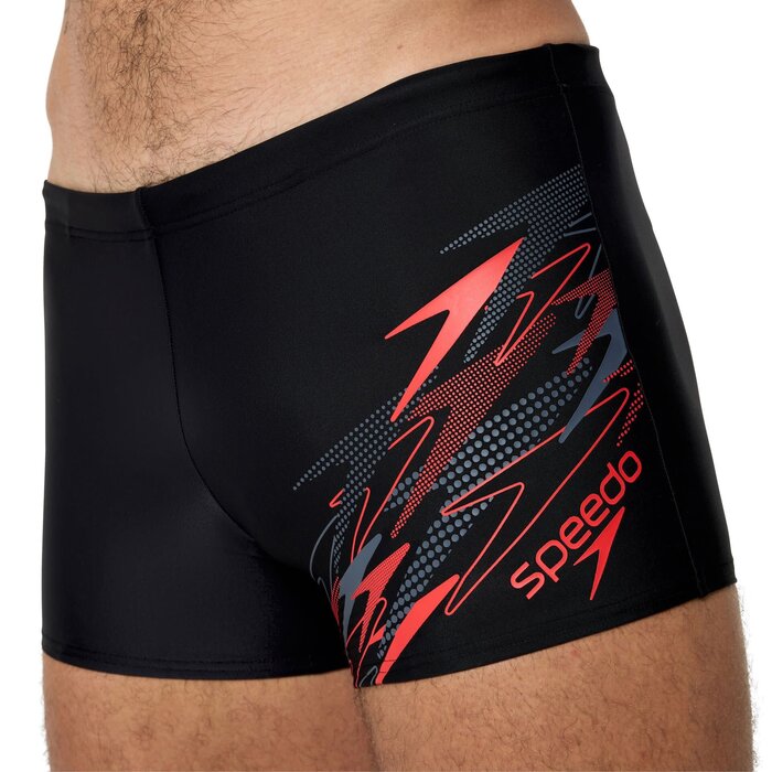 Speedo MEDLEY LOGO AQSH BLA/RED