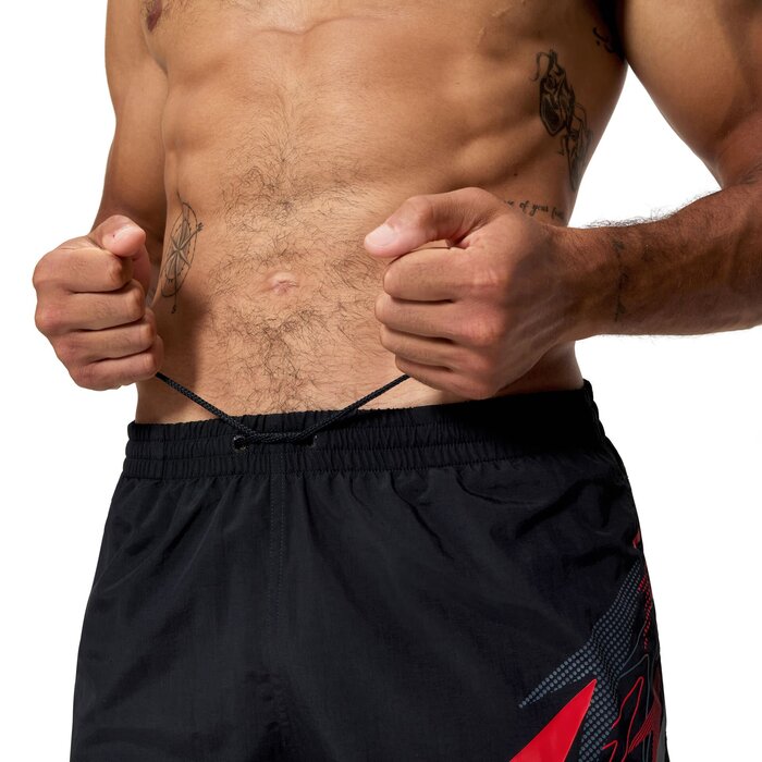 Speedo MEDLEY LOGO WATERSHORT 16 BLA/RED