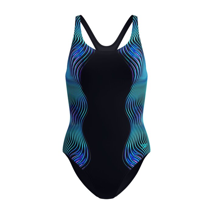 Speedo PRINT MEDALIST 1P BLA/TUR