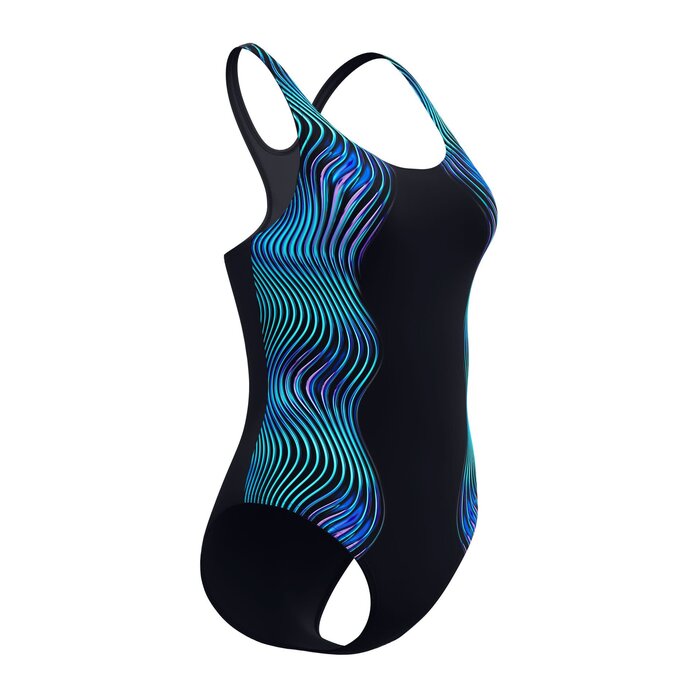Speedo PRINT MEDALIST 1P BLA/TUR