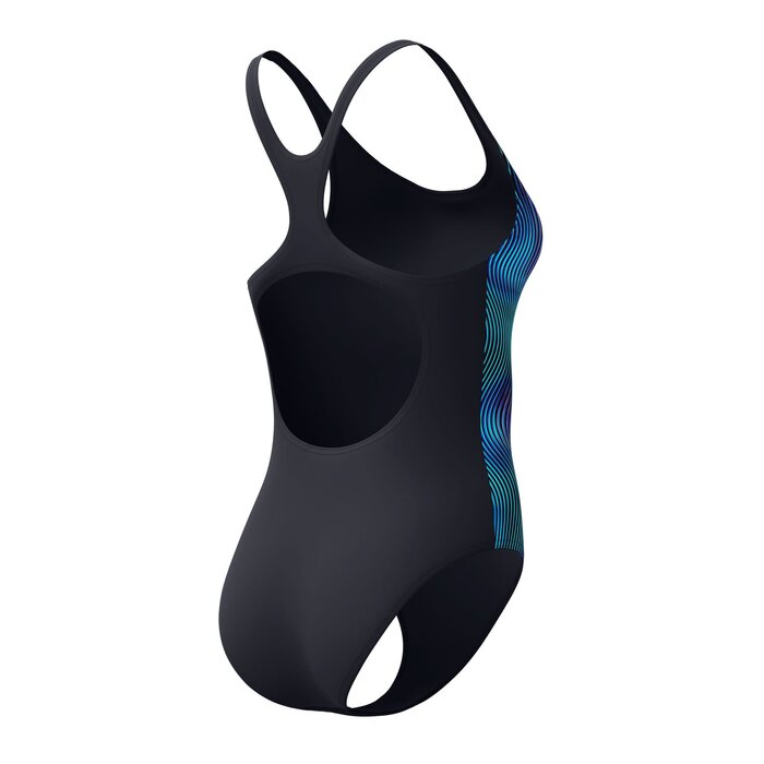 Speedo PRINT MEDALIST 1P BLA/TUR