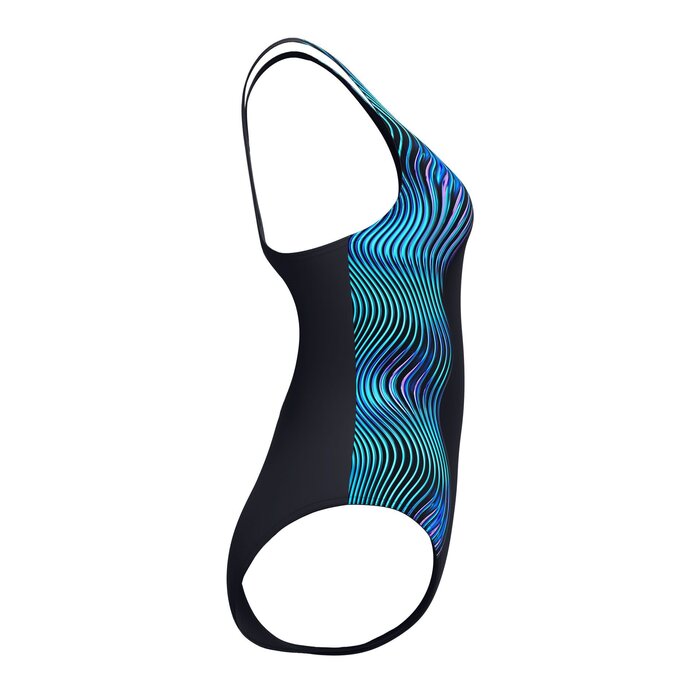 Speedo PRINT MEDALIST 1P BLA/TUR