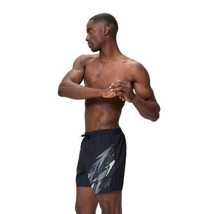 Speedo MEDLEY LOGO WATERSHORT 16 BLA/GRE