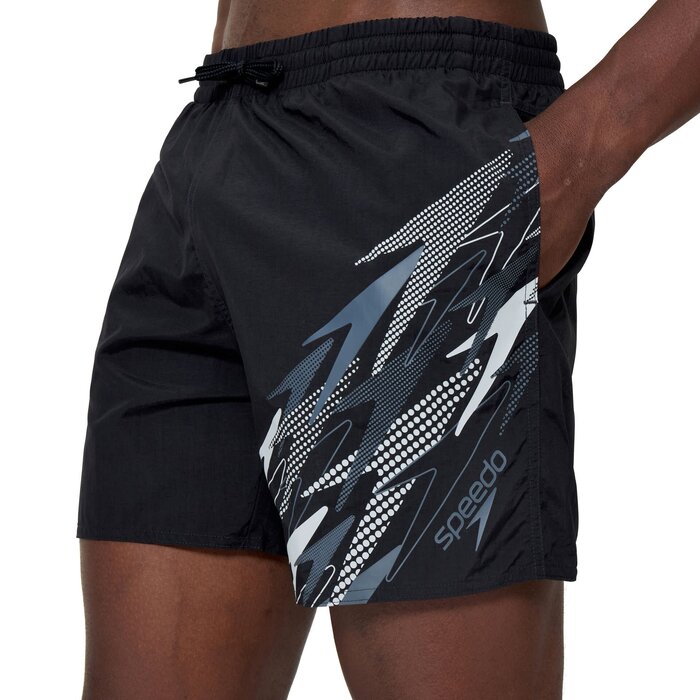 Speedo MEDLEY LOGO WATERSHORT 16 BLA/GRE
