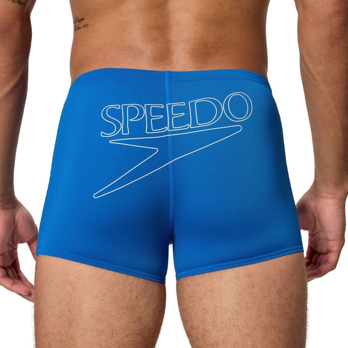 Speedo END+ LOGO AQSH BLU/WHI