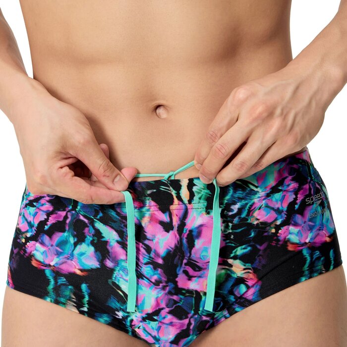 Speedo PRINTED 13.5CM BRIEF BLA/PUR