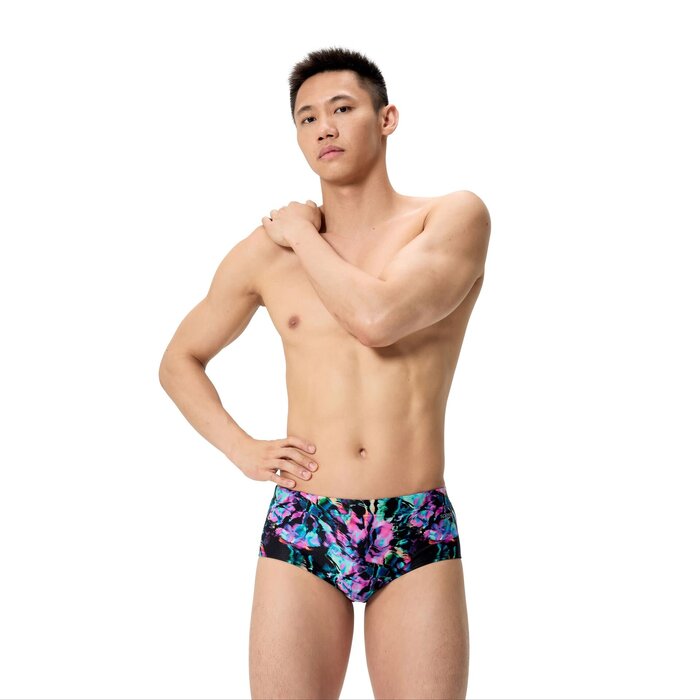 Speedo PRINTED 13.5CM BRIEF BLA/PUR