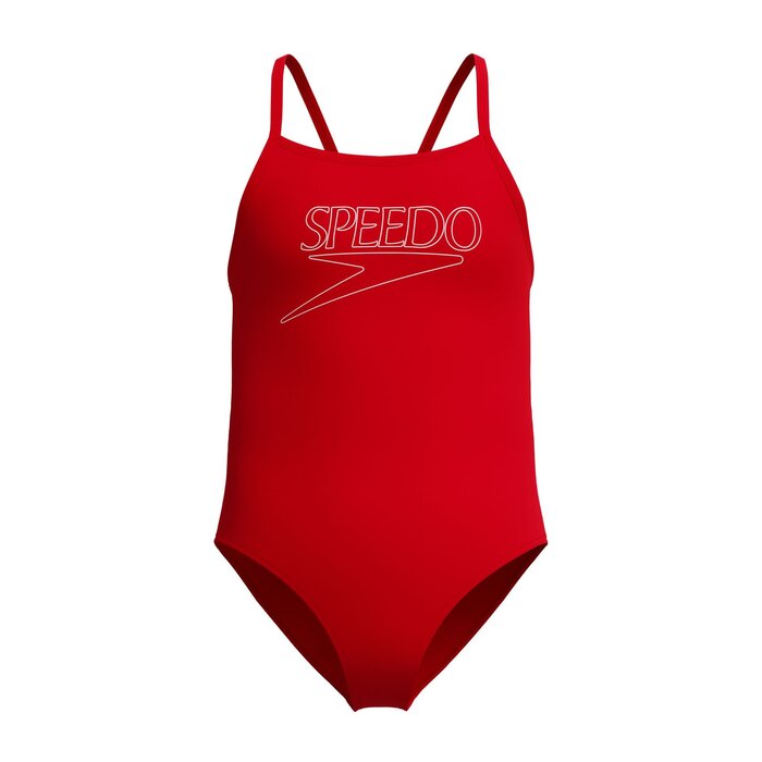 Speedo END+ LOGO THINSTR 1P RED/WHI