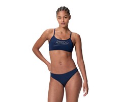 Speedo END+ LOGO THIN STRAP 2P NAV/WHI