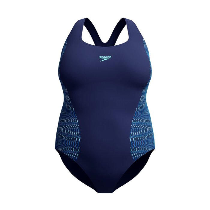 Speedo PLUS SIZE PLACEM MEDALIST 1P NAV/BLU