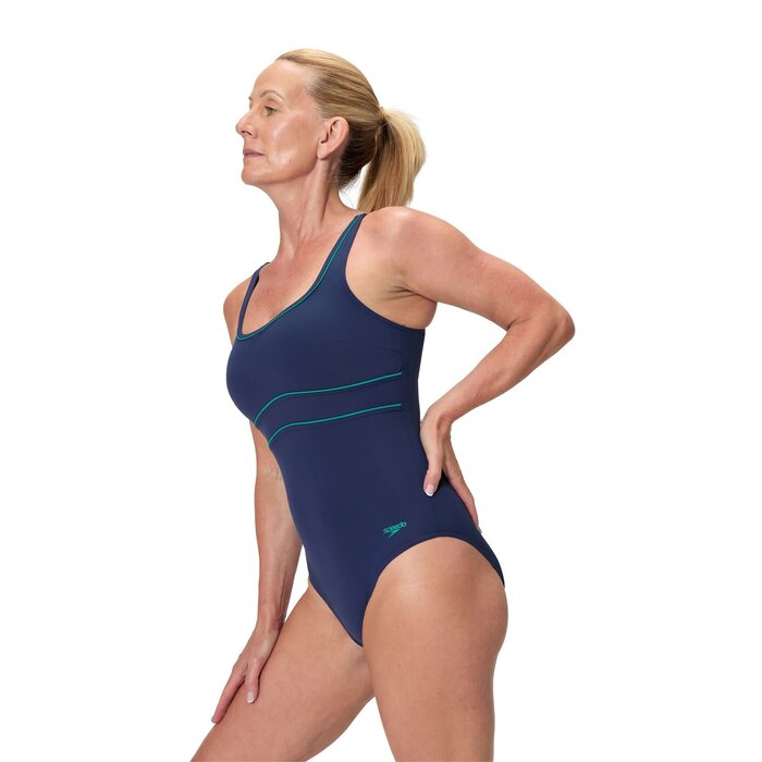 Speedo SOLID CONTOUR ECLIPSE 1P NAV/GRN