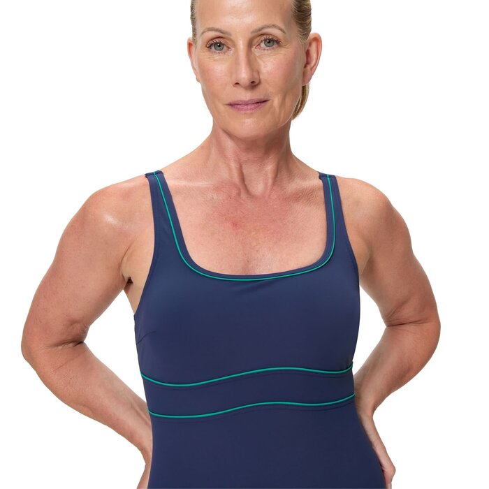 Speedo SOLID CONTOUR ECLIPSE 1P NAV/GRN