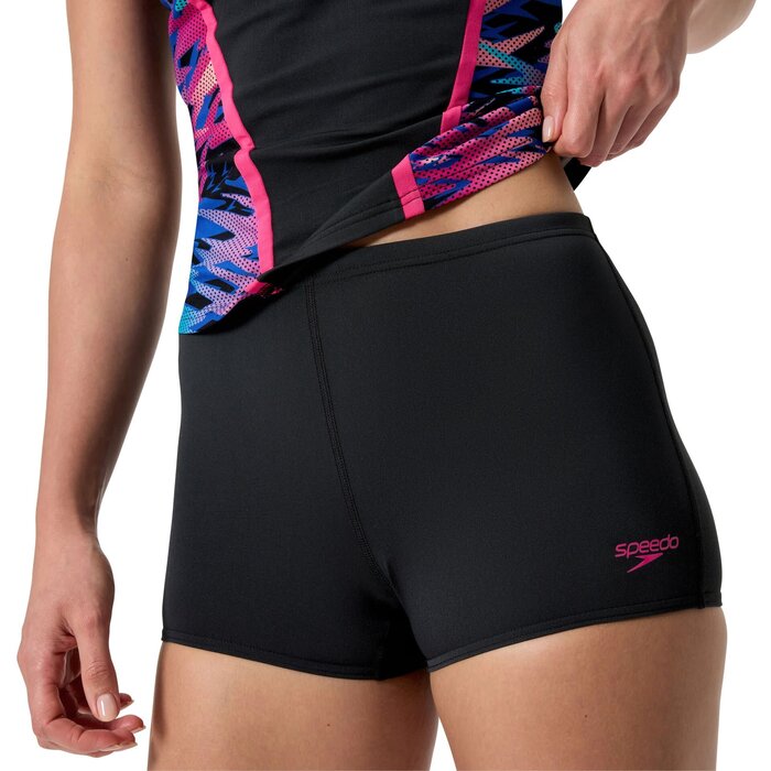 Speedo HYPERBOOM SPLICE TANKINI SET BLA/PIN