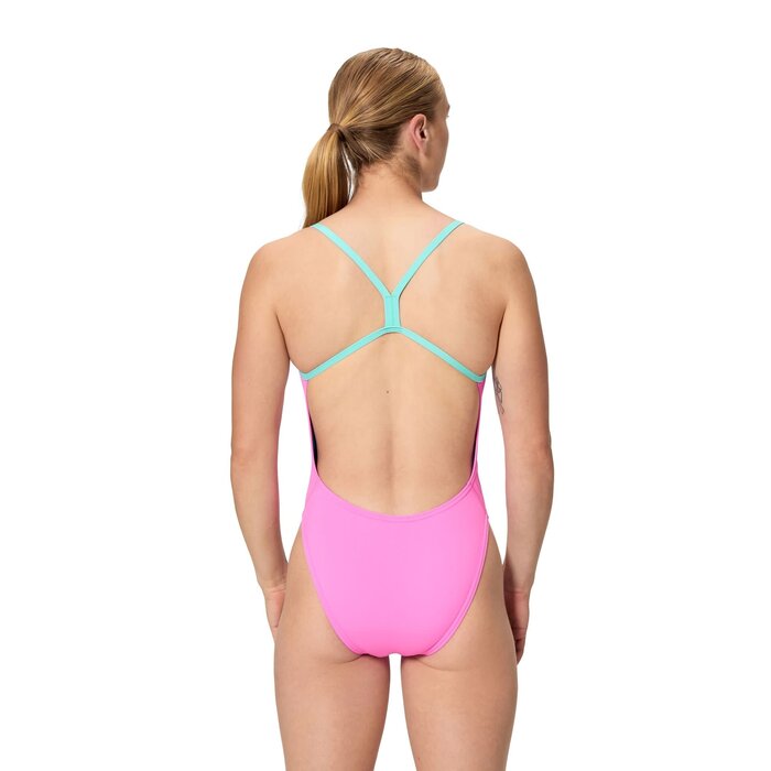 Speedo SOLID V-BACK 2.0 PIN/BLU