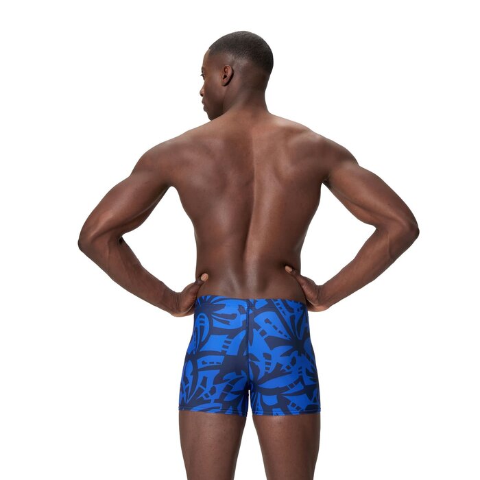 Speedo PRINT BEACHSTAR SQUARE LEG NAV/BLU