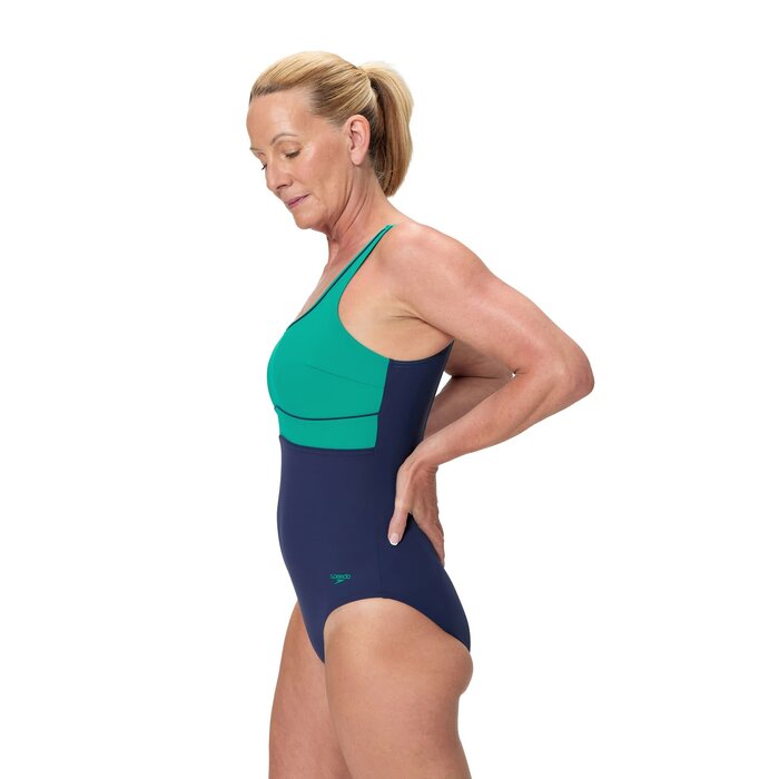 Speedo SOLID CONTOUR ECLIPSE 1P NAV/GRN.