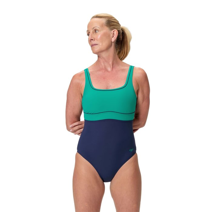 Speedo SOLID CONTOUR ECLIPSE 1P NAV/GRN.