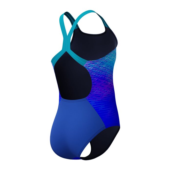 Speedo PRINT POWERB 1P BLU/TUR
