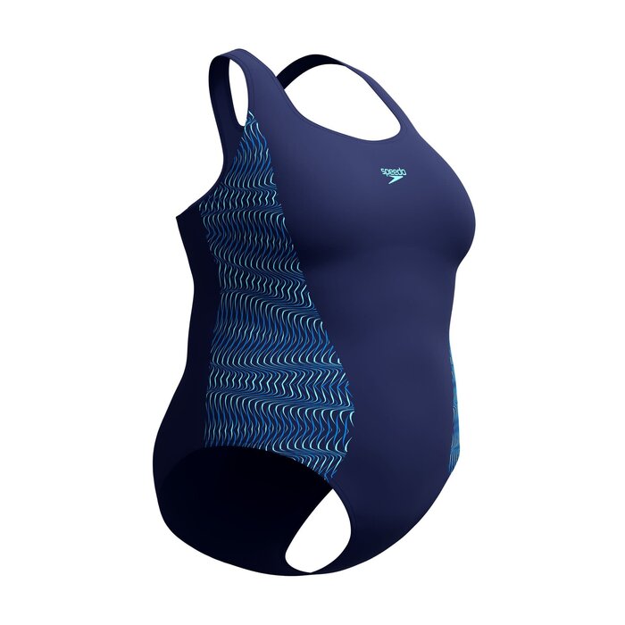 Speedo PLUS SIZE PLACEM MEDALIST 1P NAV/BLU