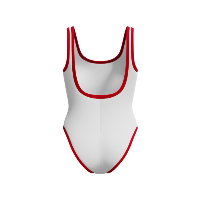 Speedo SOLID BOUND SCOOP 1P WHI/RED