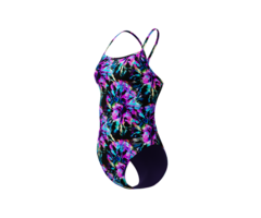 Speedo PRINTED V-BACK 2.0 BLA/BLU