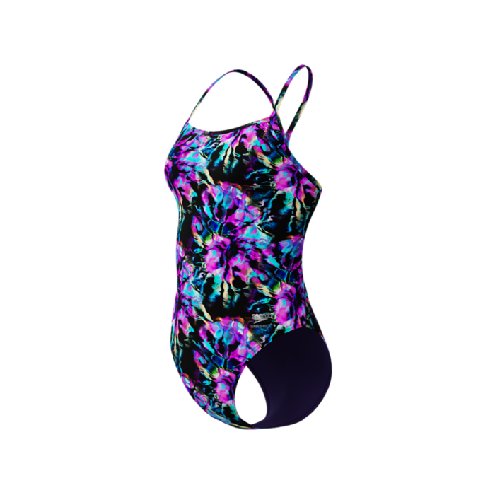Speedo PRINTED V-BACK 2.0 BLA/BLU