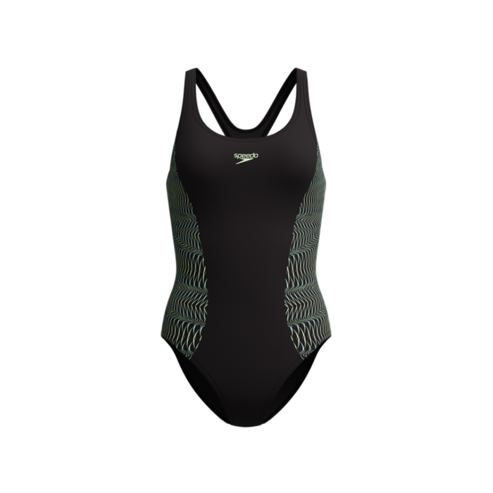 Speedo PLACEM MEDALIST 1P BLA/GRN