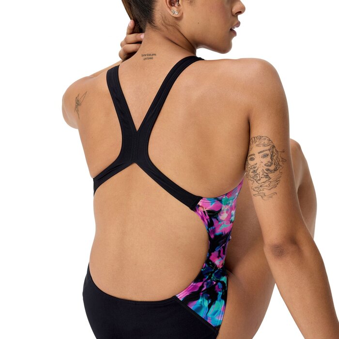 Speedo PLACEM PRINTED POWERB BLA/BLU