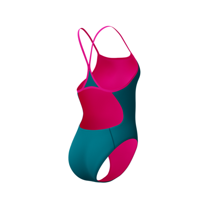 Speedo SOLID TURNBACK GRN/PIN