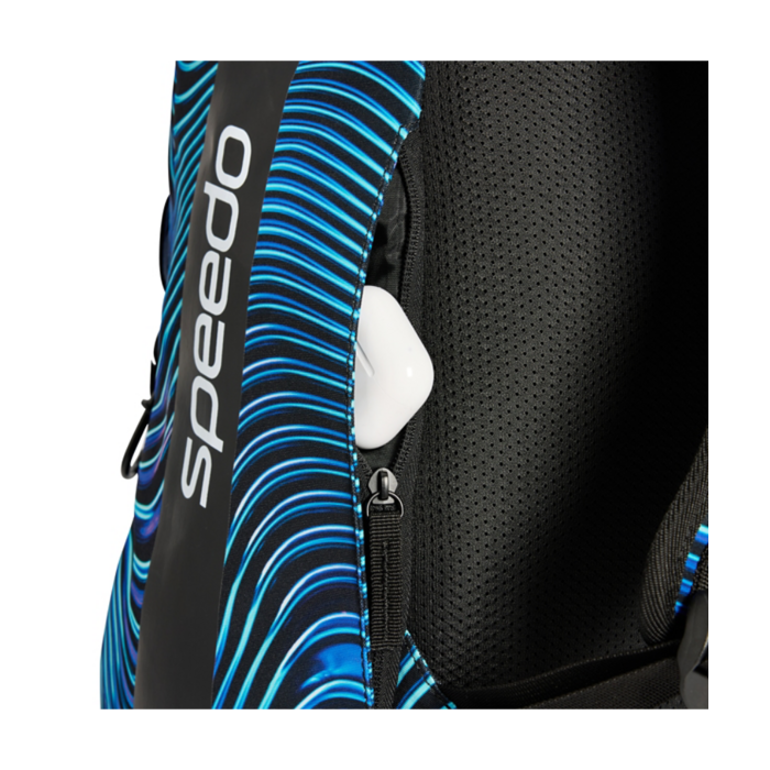 Speedo 35L TEAM BAG PRINTED BLA/BLU