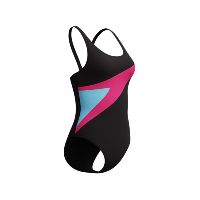 Speedo HYPERBOOM BUTTERFLY BACK 1P BLA/PIN