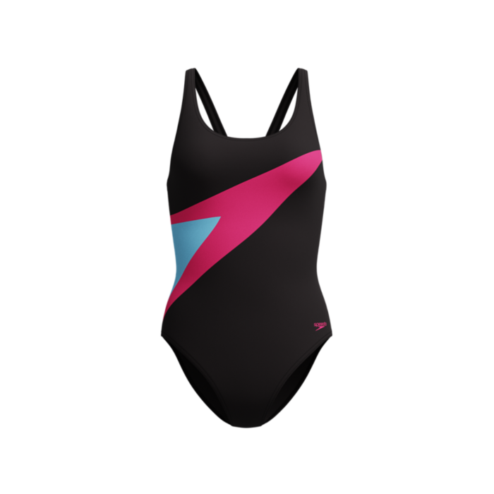 Speedo HYPERBOOM BUTTERFLY BACK 1P BLA/PIN