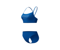 Speedo END+ LOGO THIN STRAP 2P BLU/WHI