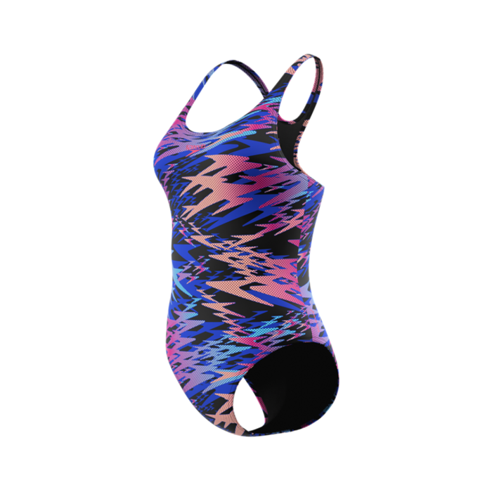 Speedo HYPERBOOM PRINT MEDALIST 1P BLA/PIN