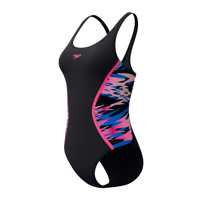 Speedo HYPERBOOM SPLICE MUSCLEB 1P BLA/PIN