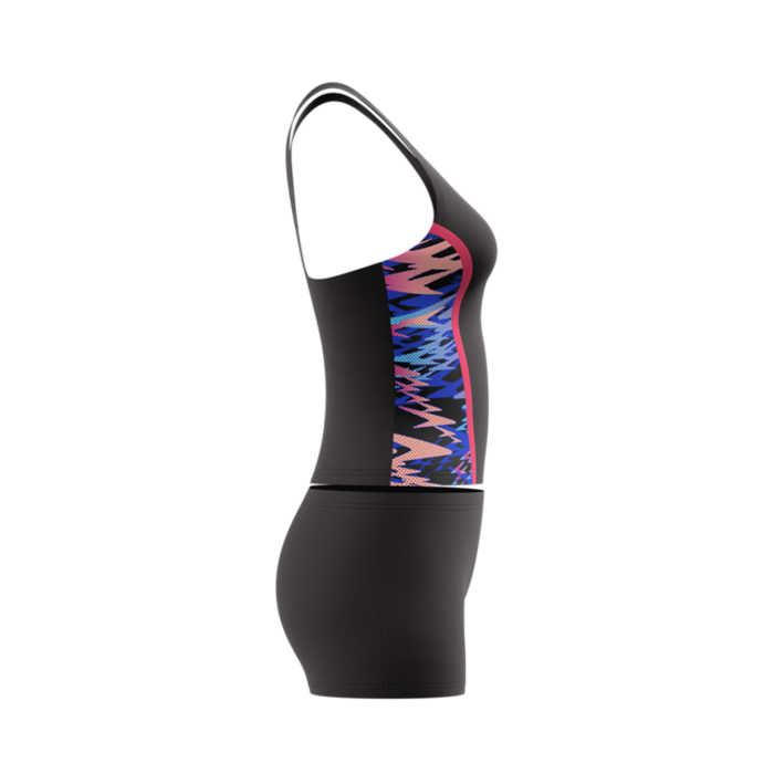 Speedo HYPERBOOM SPLICE TANKINI SET BLA/PIN