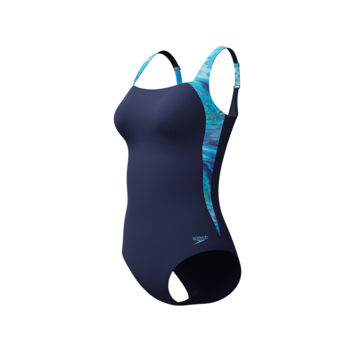 Speedo PRINT LUNA LUSTRE 1P NAV/BLU