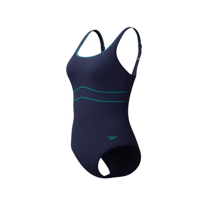 Speedo SOLID CONTOUR ECLIPSE 1P NAV/GRN