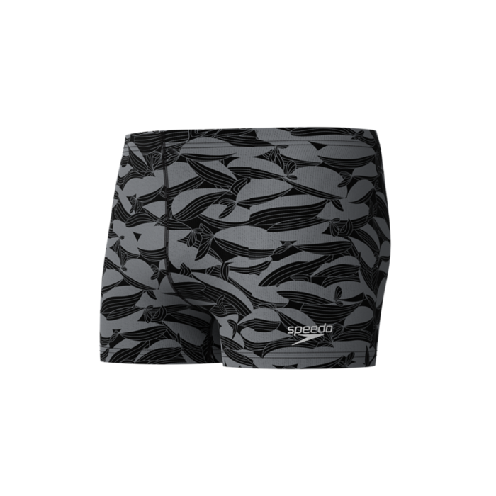 Speedo PRINT BEACHSTAR SQUARE LEG BLA/GRE