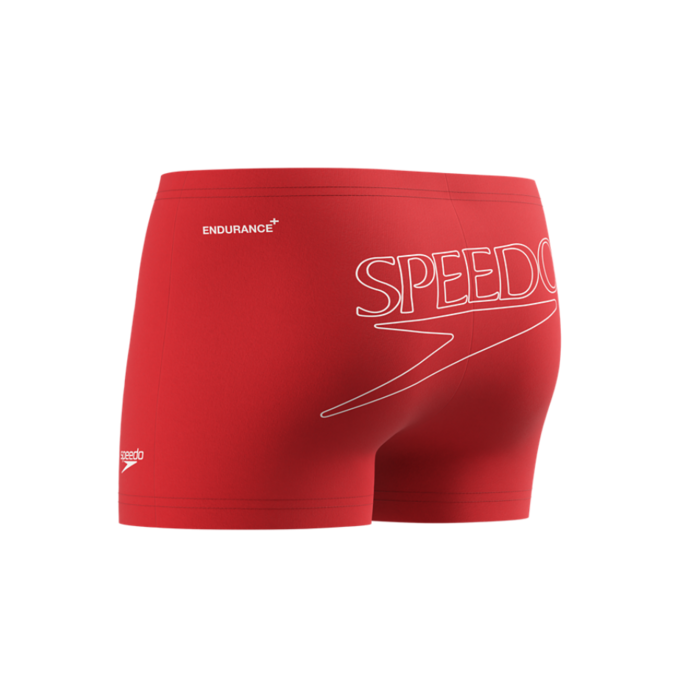 Speedo END+ LOGO AQSH RED/WHI
