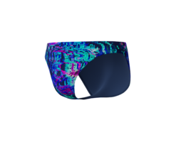 Speedo PRINTED BRIEF BLU/GRN