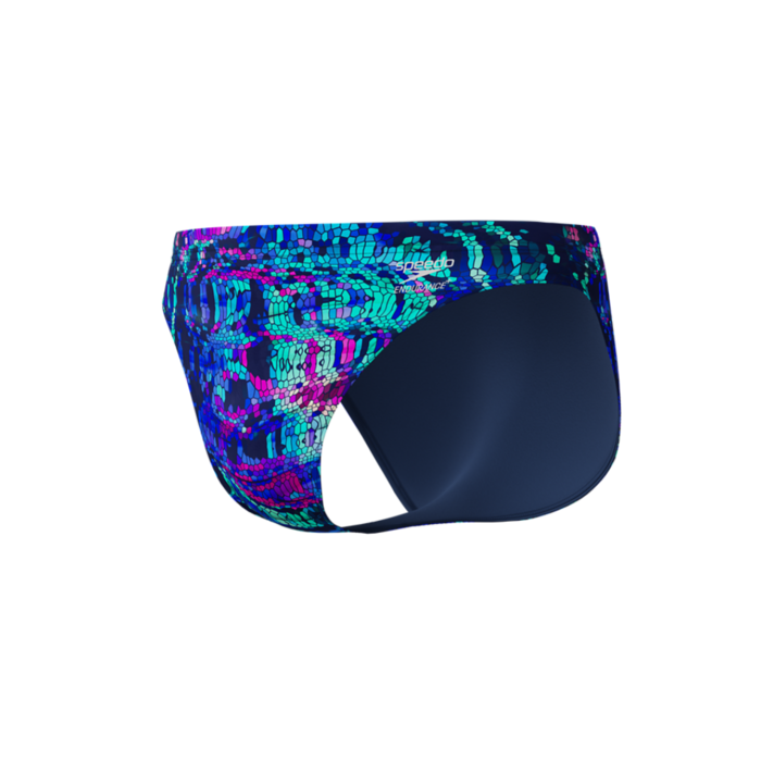 Speedo PRINTED BRIEF BLU/GRN