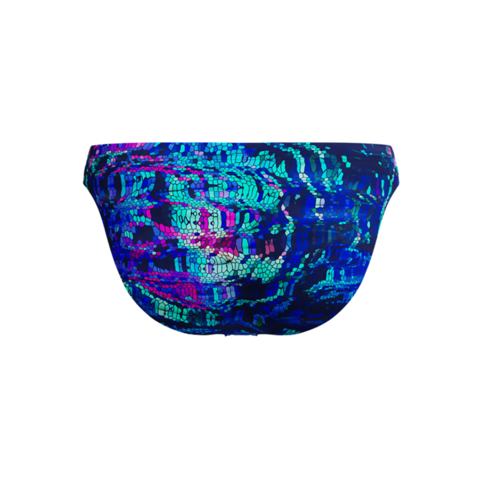 Speedo PRINTED BRIEF BLU/GRN