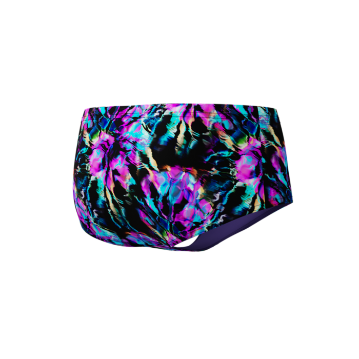 Speedo PRINTED 13.5CM BRIEF BLA/PUR
