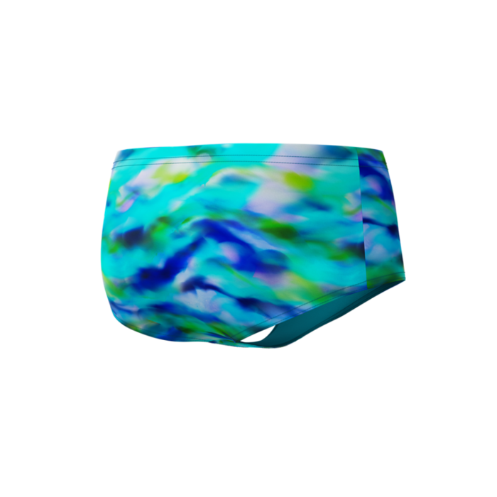 Speedo PRINTED 13.5CM BRIEF GRN/BLU.