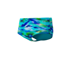 Speedo PRINTED 13.5CM BRIEF GRN/BLU.